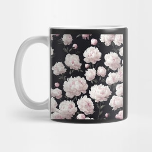 Pretty Pale Pink Peonies Mug